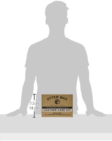 Otter Wax Leather Care Kit | 100% All-Natural Leather Care Products | Made In The USA | Includes Saddle Soap & Leather Salve | Color Safe | Ideal for Shoes, Boots, Jackets, Car Interiors