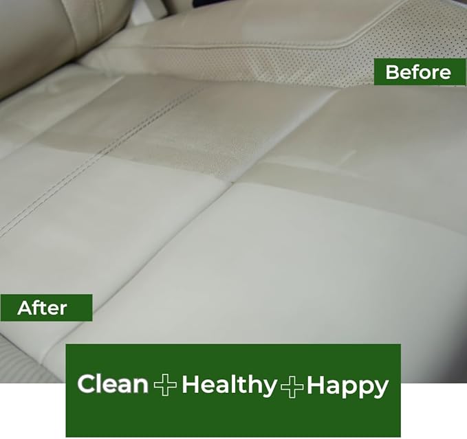 Lithium Hyper Cleanse Car Interior Cleaner - Car Cleaner Interior for Leather, Plastic, Carpet, Vinyl, and Tesla Vegan Leather - Solvent Free Interior Car Cleaner - Car Cleaning Spray (16 Oz)