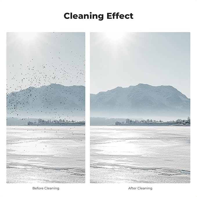 K&F CONCEPT 4-in-1 Camera Lens Cleaning Kit with Lens Cleaning Pen, Camera Air Blower, Microfiber Cleaning Cloth, Lens Cleaner Kit for Canon Nikon Pentax Sony DSLR Camera Lens Filter Cell Phones