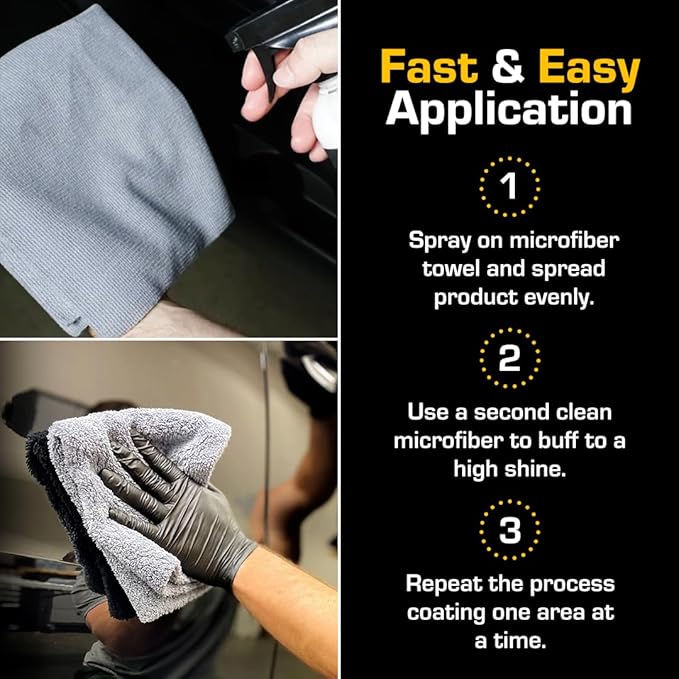 Ethos Ceramic Speed Wax - Ceramic Coating for Cars - Ceramic Coating Car Wax Spray - Ceramic Car Wax Polish Hydrophobic Top Coat Polish Formulated With Reactive Sio2 Copolymers