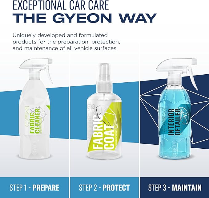 Gyeon Interior Detailer All‑Surface Car Interior Cleaner Safe on Leather Plastic Textiles Vinyl Dashboard Screen Trim Purify Matte Finish No Shine Residue