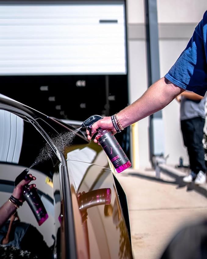 Blackline Best Glass Cleaner - Works on Glass, Windows, Mirrors & Navigation Screens. Tint Safe Window Cleaner for Car - 16 fl oz bottle, Streak Free Spray