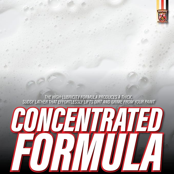 WOLFGANG Auto Bath | Water Spot-Free Car Shampoo | Works with Foam Cannons, Guns & Bucket Washes | Safe for Cars, Trucks, Motorcycles, RVs & More | WG-1000 | 16oz