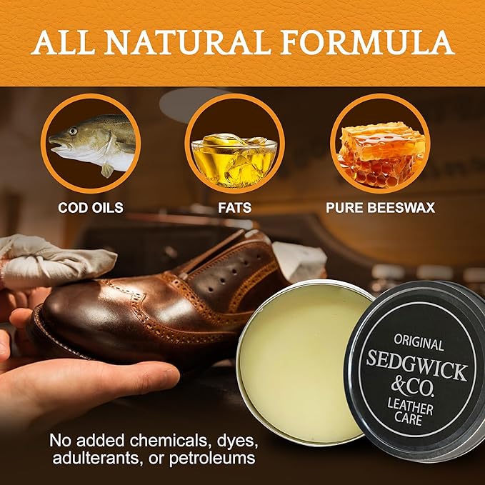 Huntley Equestrian Sedgwick All Natural Leather Care| Leather Conditioner| Leather Softener