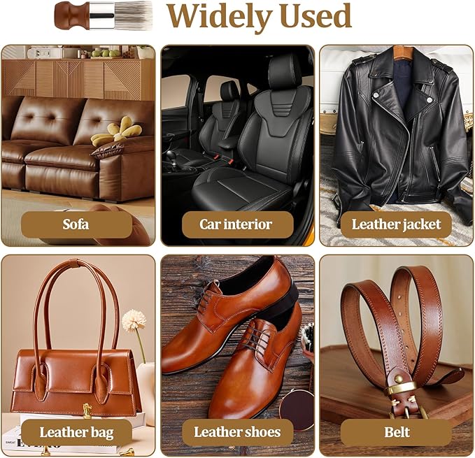 Salve Brush for Furniture, Wood Furniture Brush,Soft Bristles Wood Repair Clean Brush,Salve Wax Brushing Tool for Furniture Home Leather