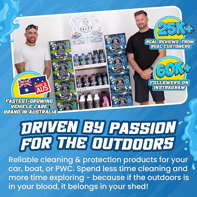 Salty Captain Ultimate 15-Piece Car Cleaning Kit – Car Wash Kit with 15L Bucket, Hand Mitt Towels, Brushes & 4x Cleaning Fluids – Includes Foam Blaster Gun – Premium Quality & Easy to Use