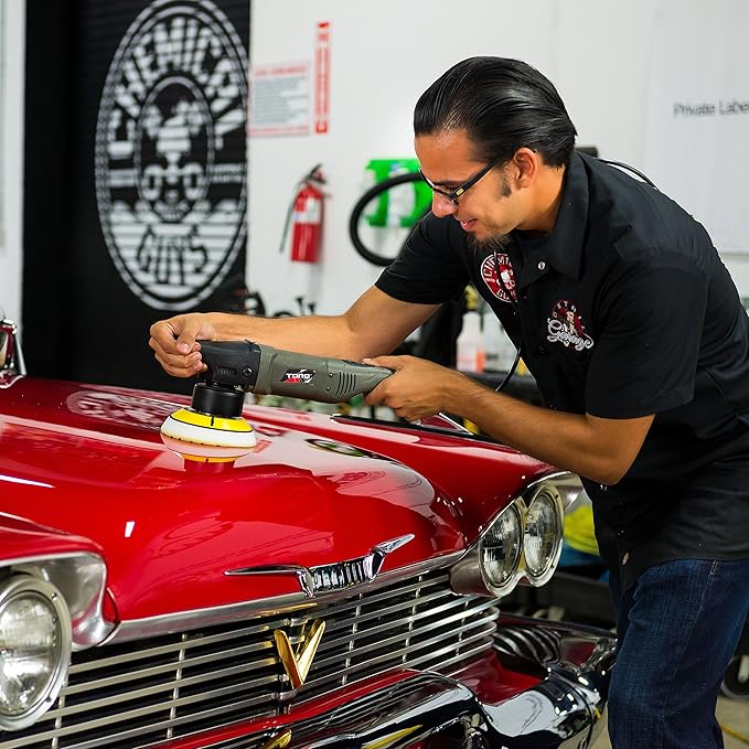 Chemical Guys BUF_501 TORQ 10FX Random Orbital Polisher, (Safe for Cars, Trucks, SUVs, & More) Digital Display, 700W, Orbit 8mm