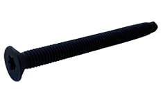 1/4-20 x 1 1/2'' Self-Tapping Trailer Deck Screws, Flat Head, Type F, Star Drive T-30, Steel Floorboard Thread Cutting Screws for Wood & Metal - 100 Pcs