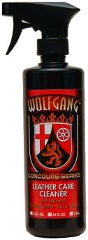 WOLFGANG CONCOURS SERIES Leather Care Cleaner | Cleans Dirt & Oils from Leather | Suitable for Car Interiors, Furniture, Shoes, Boots, & Bags | Gentle Formula | WG-2500 | 16 oz