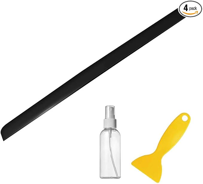 PPF Film for Tesla Model Y Juniperlliftgate Applique Wrap Sticker Exterior for Model Y Juniper Accessories Precut Protective Film Daytime Running Lights Trim Film (Black)