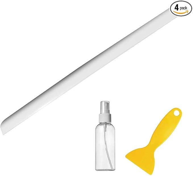 PPF Film for Tesla Model Y Juniperlliftgate Applique Wrap Sticker Exterior for Model Y Juniper Accessories Precut Protective Film Daytime Running Lights Trim Film (White)