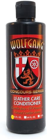 WOLFGANG CONCOURS SERIES Leather Care Conditioner | Premium UV-Protecting Formula for Soft & Restored Leather | Deep Moisturization & Protection | WG-2600 | 16 oz