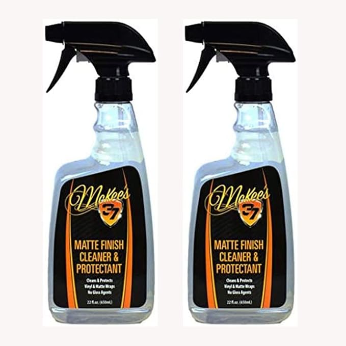 McKee's 37 2 Pack Matte Finish Cleaner & Protectant (Waterless Wash & Clear Sealant for Matte & Satin Paint & Wraps)
