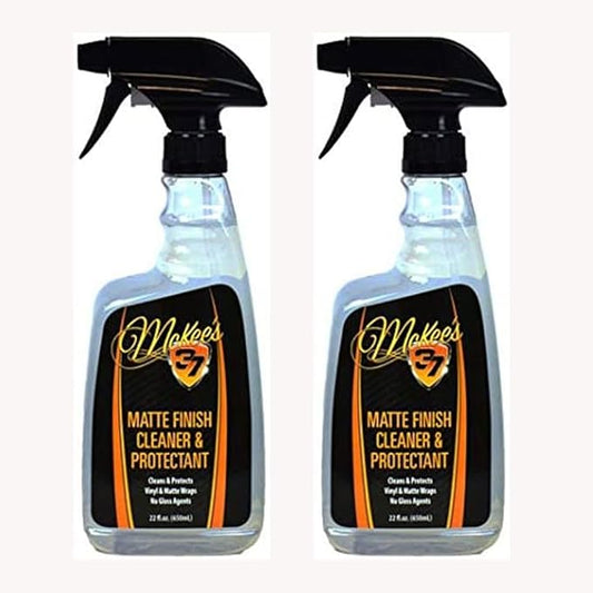 McKee's 37 2 Pack Matte Finish Cleaner & Protectant (Waterless Wash & Clear Sealant for Matte & Satin Paint & Wraps)