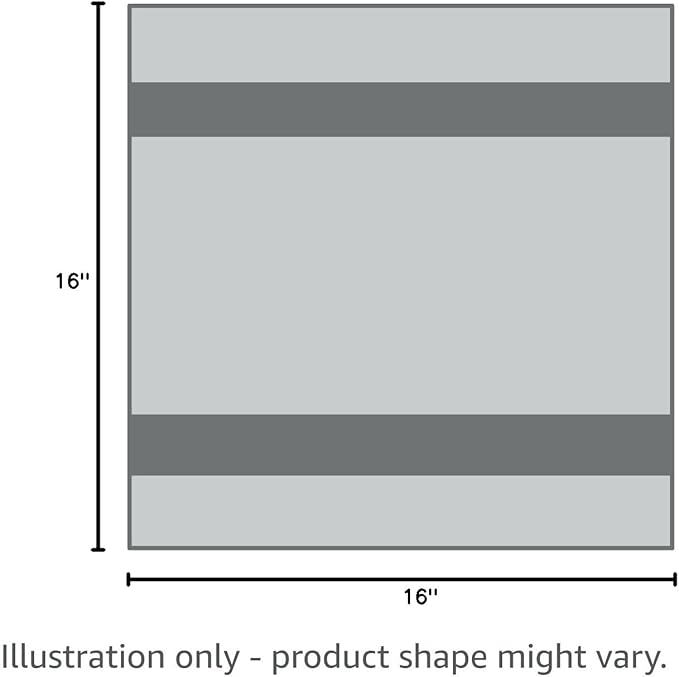 SOFTBATFY Ultrasoft, Large, Thick and Quick Drying Car Microfiber Cleaning Towel 800GSM Polishing Waxing Auto Detailing Towel Cloth (6pack,16 x 16inches) (Grey-Yellow)