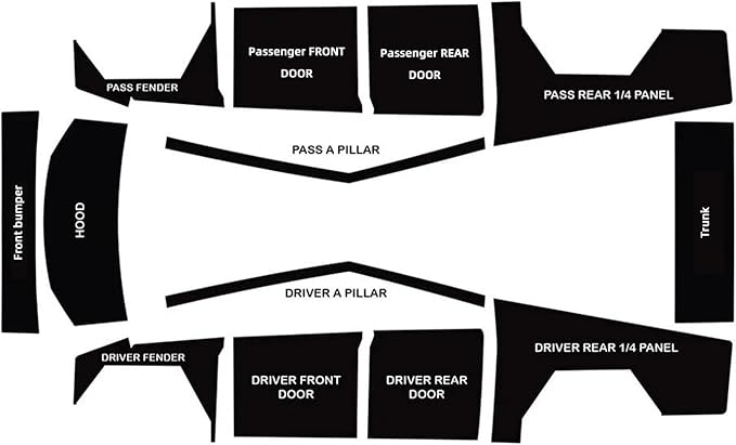 Precut Paint Protective Film for Tesla Cybertruck 2024-2026 Full Body 8.5Mil TPU PPF Color Change Film Self Adhesive Scratch Protector Exterior Accessories (Blue)