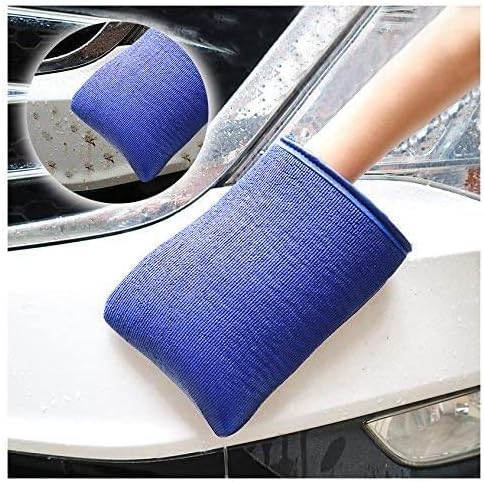 Clay Mitt, Clay Bar Mitt for Car Detailing, Medium Grade Auto Magic Wash Mitt, Scratch-Free and Paint Safe, for Cleaning Polishing Detailing Cars Paint, Glass, Wheels