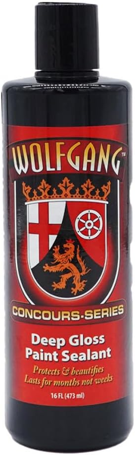 Wolfgang Deep Gloss Paint Sealant | High-Gloss Finish & Durable Protection | Hydrophobic Formula Repels Water & Contaminants | Easy Application for Long-Lasting Shine | WG-5500-FBA | 16 fl. oz.