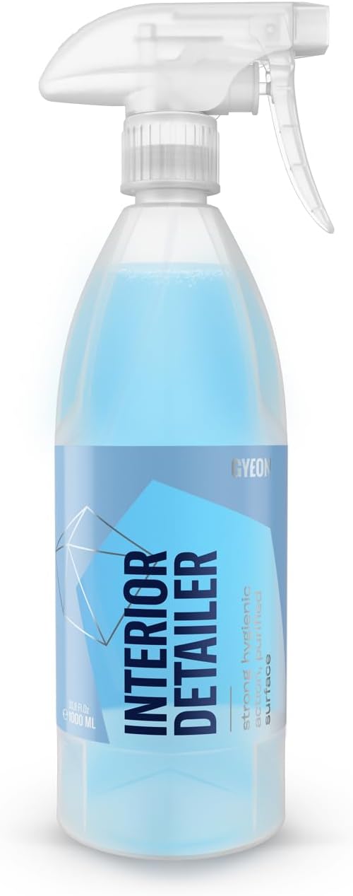 Gyeon Interior Detailer All‑Surface Car Interior Cleaner Safe on Leather Plastic Textiles Vinyl Dashboard Screen Trim Purify Matte Finish No Shine Residue