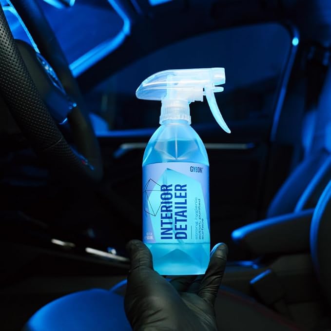 Gyeon Interior Detailer All‑Surface Car Interior Cleaner Safe on Leather Plastic Textiles Vinyl Dashboard Screen Trim Purify Matte Finish No Shine Residue