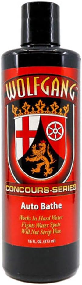 WOLFGANG Auto Bath | Water Spot-Free Car Shampoo | Works with Foam Cannons, Guns & Bucket Washes | Safe for Cars, Trucks, Motorcycles, RVs & More | WG-1000 | 16oz