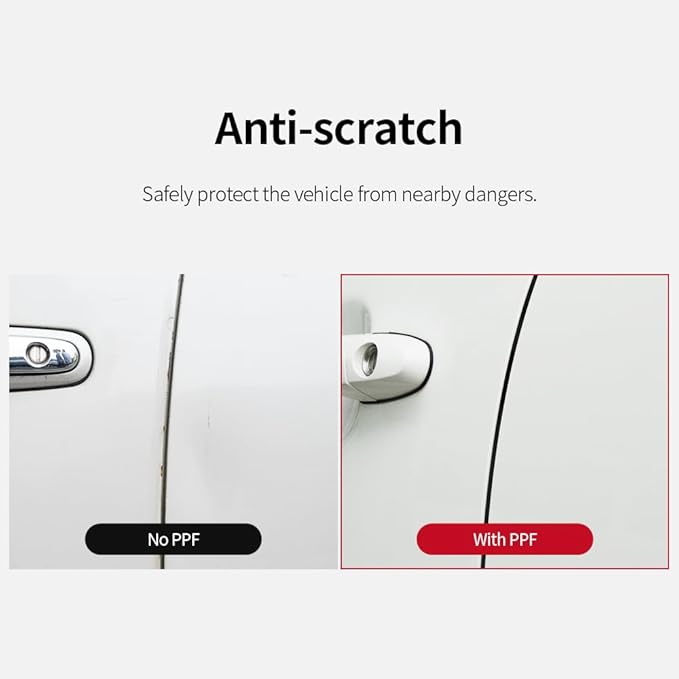 (2pcs in 1Set) Tesla Model Y Juniper Trunk Top & Bottom PPF Film, Wrap, Scratches, and Salt & Mud Damage