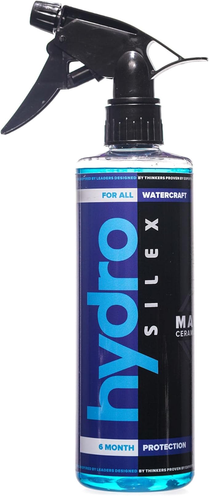 HydroSilex Marine Ceramic Spray Coating - Protective Spray Sealant with SIO2 for Boats, Yachts & Personal Watercraft - DIY UV Protectant Hydrophobic Boat Coating Provides 6 Months of Protection