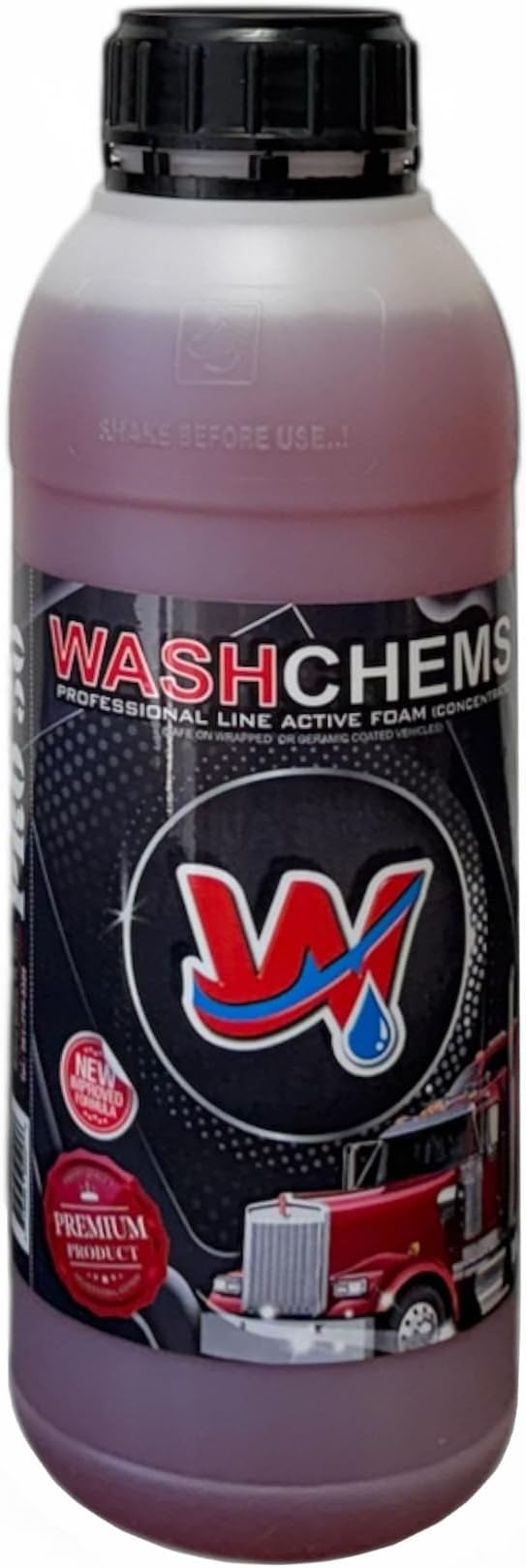 Wash Chems Pro 50 Touchless Car Wash Detergent Soap Concentrate (32 oz) No Brushing, Commercial Grade Professional Auto Foam Cleaner (Biodegradable) Also Great for Trucks & Tractors