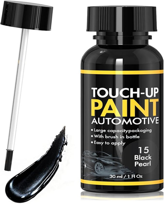 Car Scratch Remover, 30ml Black Pearl Car Paint Touch Up for Deep Scratches, Quick Drying, Easy to Use, Includes Body Putty & Sandpaper for Professional DIY Finish