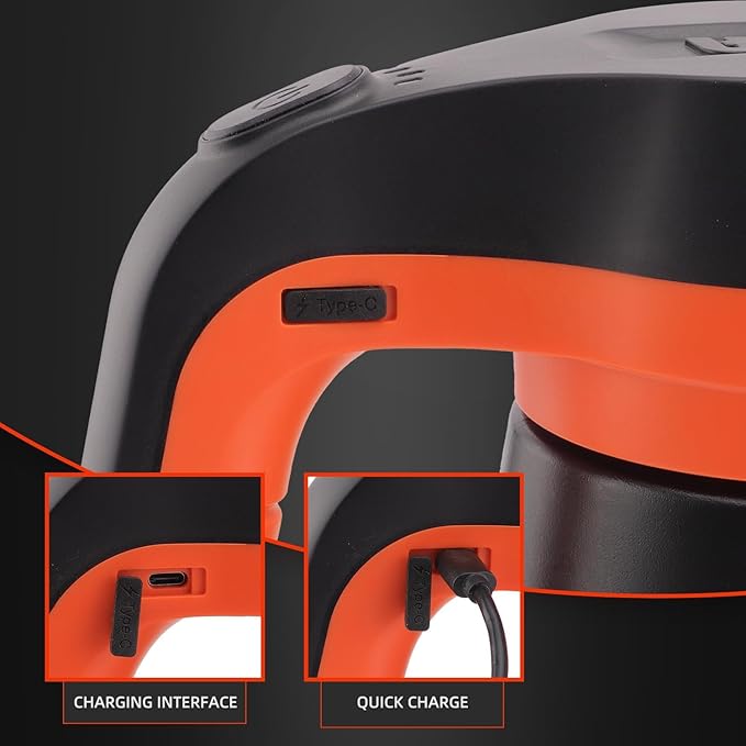 SPTA Pressure Foam Sprayer, 2.25L/76 oz Electric Pressurized Soap Sprayer Car Foam Sprayer, Cordless Pump Sprayer, Car Wash Pressure Washer Foamer with 500ML Shampoo for Detailing