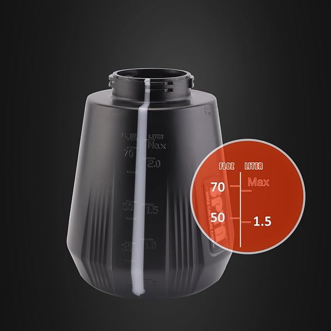 SPTA Pressure Foam Sprayer, 2.25L/76 oz Electric Pressurized Soap Sprayer Car Foam Sprayer, Cordless Pump Sprayer, Car Wash Pressure Washer Foamer with 500ML Shampoo for Detailing