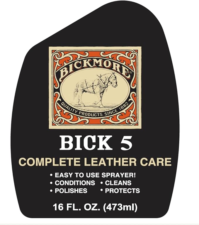 Bickmore Bick 5 Leather Cleaner & Conditioner 16oz Spray (2-Pack) Complete Leather Care