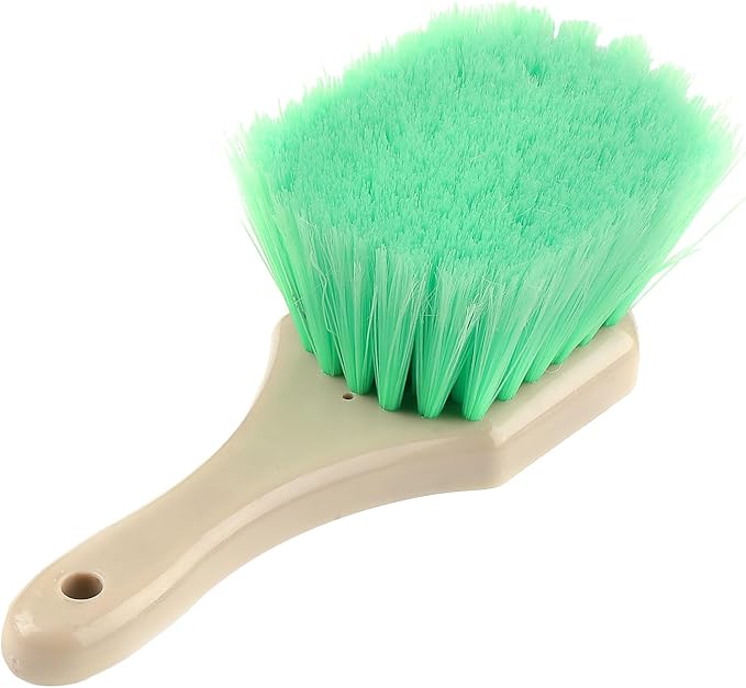 Mr. Detroit - 2pc Car Wash Kit Wheel Cleaner and Brush, 16 fl oz High Performance Wheel and Tire Cleaner Squeeze Bottle & Scratch-Free Cleaning Brush for Vehicle Detailing