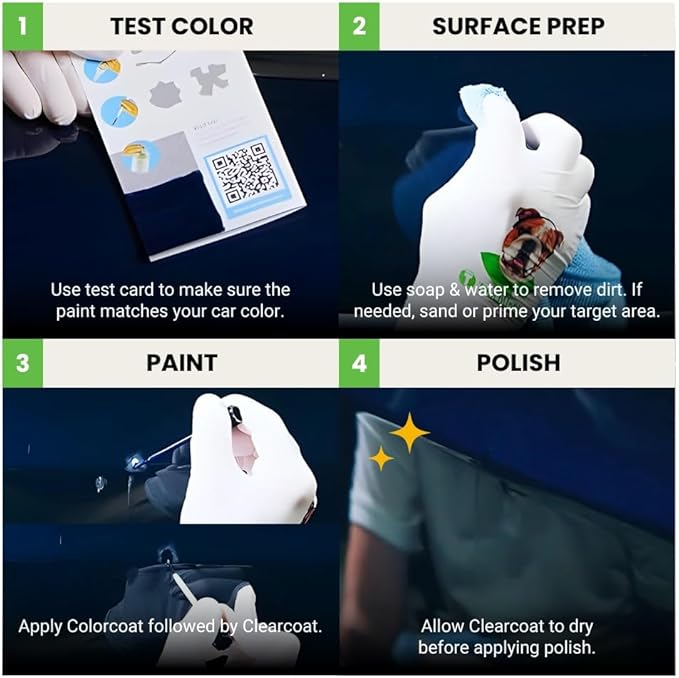 TouchUpDirect 3U9 Finish Line Red Tricoat Compatible with Toyota Exact Match Touch Up Paint Brush - Platinum Kit