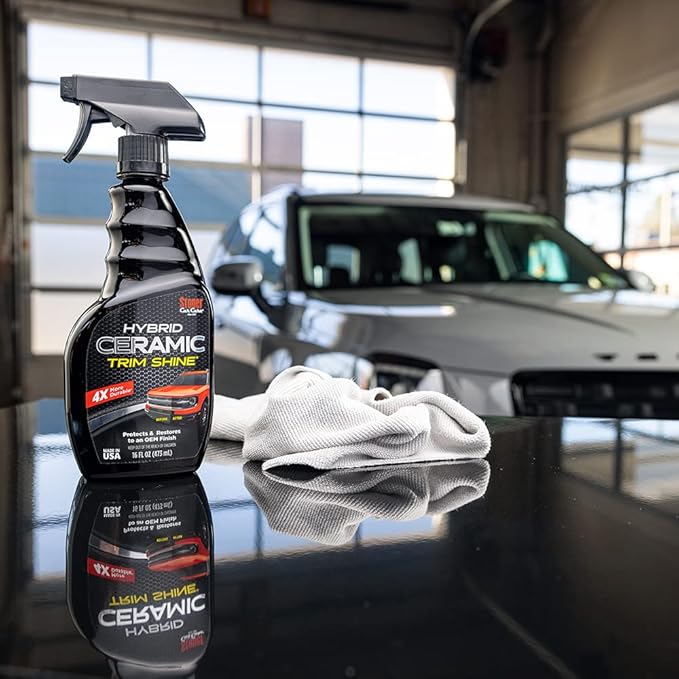 Stoner Car Care 92333-3PK Hybrid Ceramic Trim Shine – Restores Faded Plastic & Vinyl to OEM Finish, Long Lasting Water-Based UV Protection for Interior & Exterior Trim – 16 fl oz (Pack of 3)