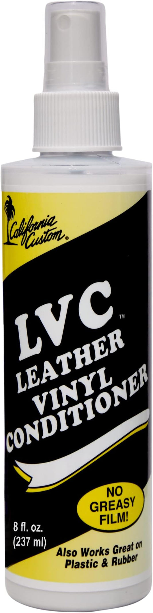 – Leather Vinyl Conditioner LVC, Protect Your Leather, Rubber, Plastic and Vinyl from Wearing, Drying & Cracking. No Greasy Film. Will Not Attract Dust! - 8 fl. oz.