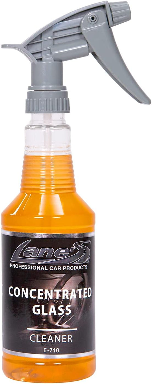 LANE'S Concentrated Auto Glass Cleaner | Tint-Safe Car Windshield, Window Cleaner | Removes Automotive Smoke Film, Fingerprints, & Smudges | Streak-Free, Safe for All Glasses | 32oz
