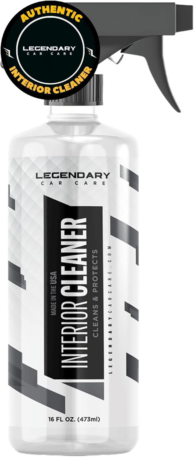 Legendary Interior Cleaner 16oz - All Purpose Interior Detailer & Carpet Cleaner for Cars - Safe on Leather, Plastic, Vinyl, Upholstery & Dashboard - UV Protectant - Tough on Stains & Dirt