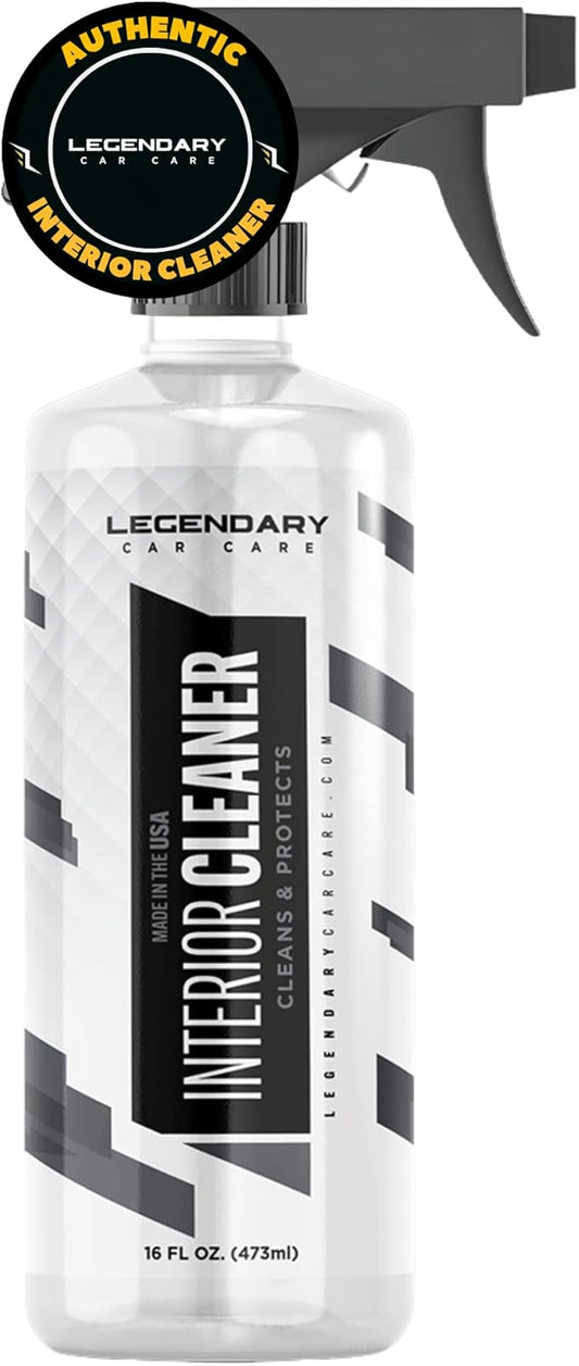 Legendary Interior Cleaner 16oz - All Purpose Interior Detailer & Carpet Cleaner for Cars - Safe on Leather, Plastic, Vinyl, Upholstery & Dashboard - UV Protectant - Tough on Stains & Dirt