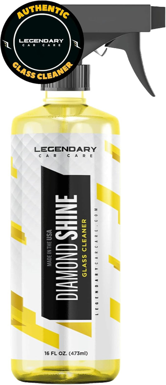 Legendary Glass Cleaner 16oz - Auto Window Cleaner Spray for Car Windows & Windshield - No Streaks, Ammonia-Free, Tint Safe - Interior/Exterior Use