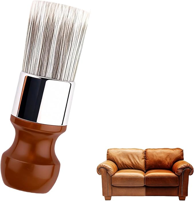 Salve Brush for Furniture, Wood Furniture Brush,Soft Bristles Wood Repair Clean Brush,Salve Wax Brushing Tool for Furniture Home Leather