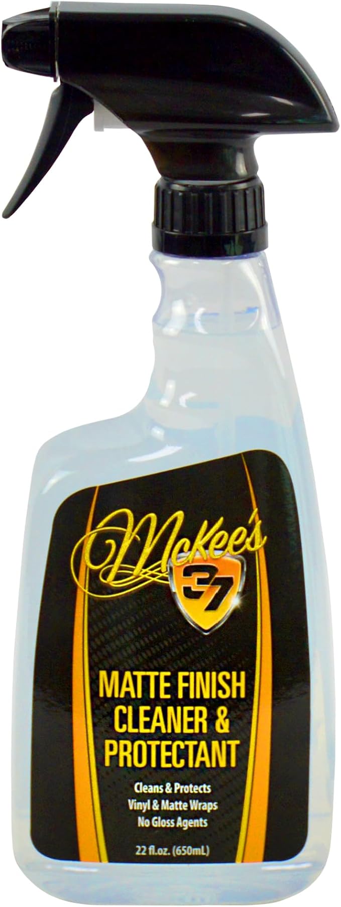 McKee's 37 - Matte Finish Cleaner & Protectant | Matte Paint Cleaner Safe for Vinyl Wraps, PPF - Streak-Free Shine, No Residue with UV Protection (22 oz)