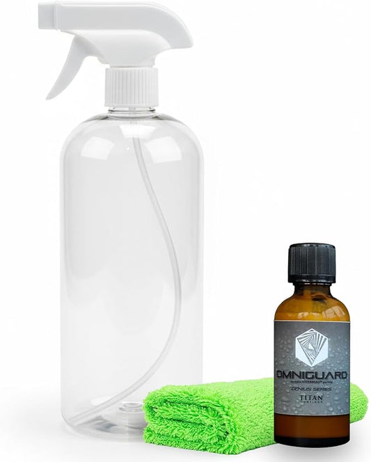 OMNIGUARD™ Concentrate with HYPERBEAD™ 34oz | 1L Quick Spray & Wipe Waterless Car Detailer - Cleans, Shines & Protects Paint, Glass, Wheels & Trim - No Pre Wash Needed - Long Lasting UV Shield