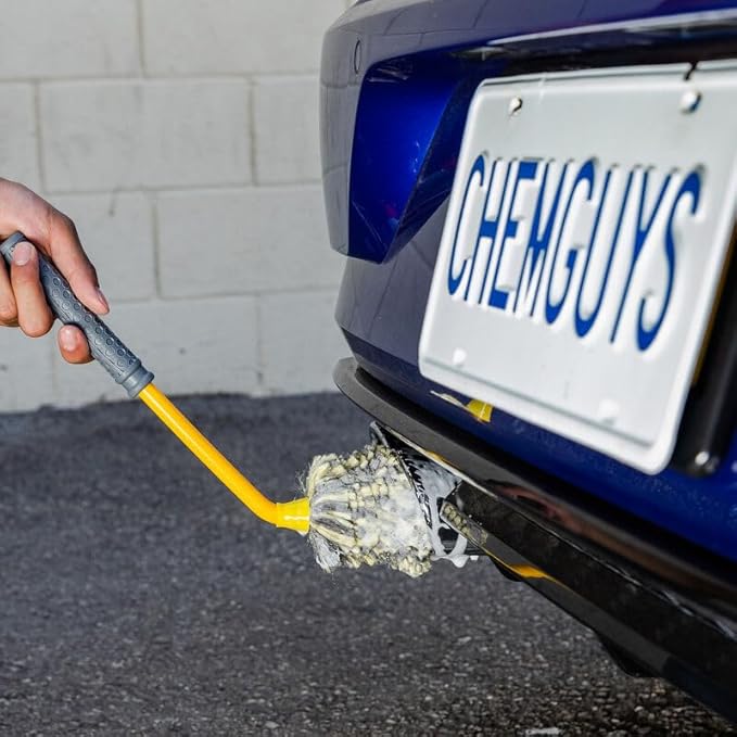 Chemical Guys Rimpaca Ultimate Wheel Brush Set - 3-Piece Wheel Cleaner Brush Kit with Soft Bristle Brushes for Cars, Trucks, SUVs, Motorcycles, and RVs - Safe for Rims, Grilles, and Tight Areas