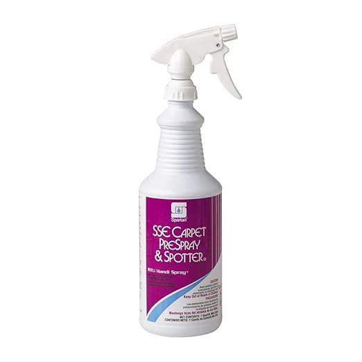 Spartan SSE Carpet PreSpray & Spotter 32oz Bottle Case of 12