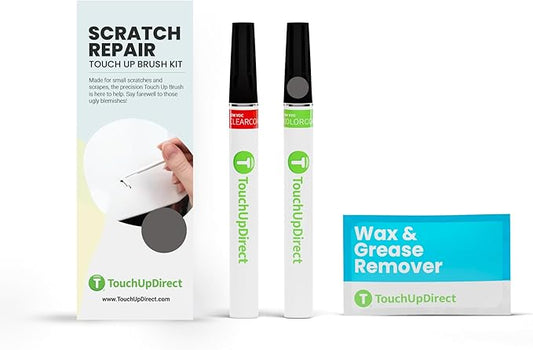 TouchUpDirect J7 Magnetic Metallic Compatible with Ford Exact Match Scratch Repair Touch Up Paint - Brush Kit