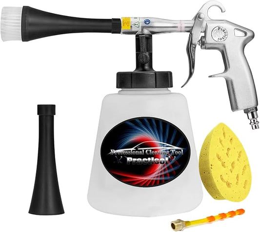Interior Car Detailing Kit, Air Gun Blow Out Tool, High Pressure Car Cleaning Gun Interior Car Cleaning Kit, Interior Car Cleaning Supplies Detailing Gun, Car Interior Cleaner Air Blow Gun