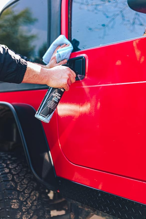 P & S PROFESSIONAL DETAIL PRODUCTS P&S Off Road Pit Stop Quick Detailer Easy Use for Side by Sides ATVs UTVs Interior Exterior Cleaner with UV Protection Safe on All Finishes 16 oz. Spray