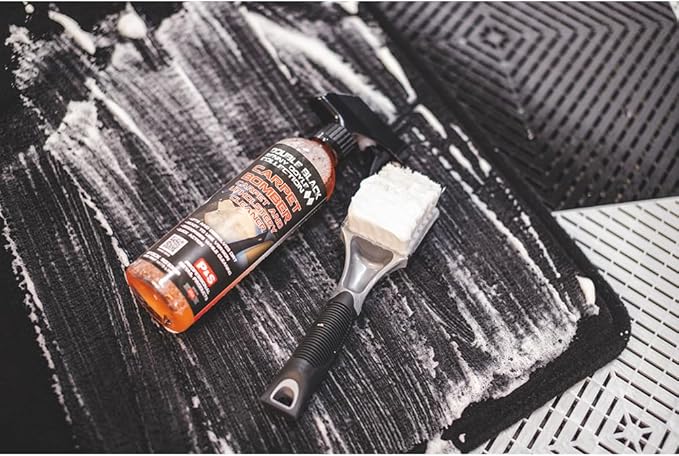 P & S PROFESSIONAL DETAIL PRODUCTS - Carpet Bomber Carpet and Upholstery Cleaner; Citrus-Based Cleaner Dissolves Grease and Lifts Dirt; Highly Dilutable; Great on Engines and Wheel Wells (1 Quart)