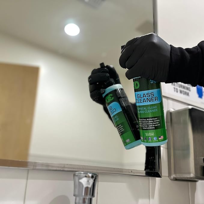 3D Glass Cleaner - Ready to Use, Tint Safe, Streak Free Glass Cleaner - Gallon